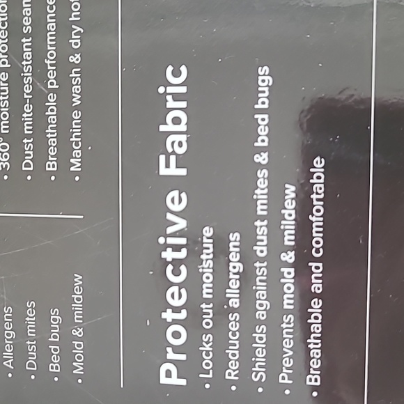 TOTAL ENCASEMENT KING SIZE DREAM MATTRESS PROTECTOR. - Picture 7 of 8